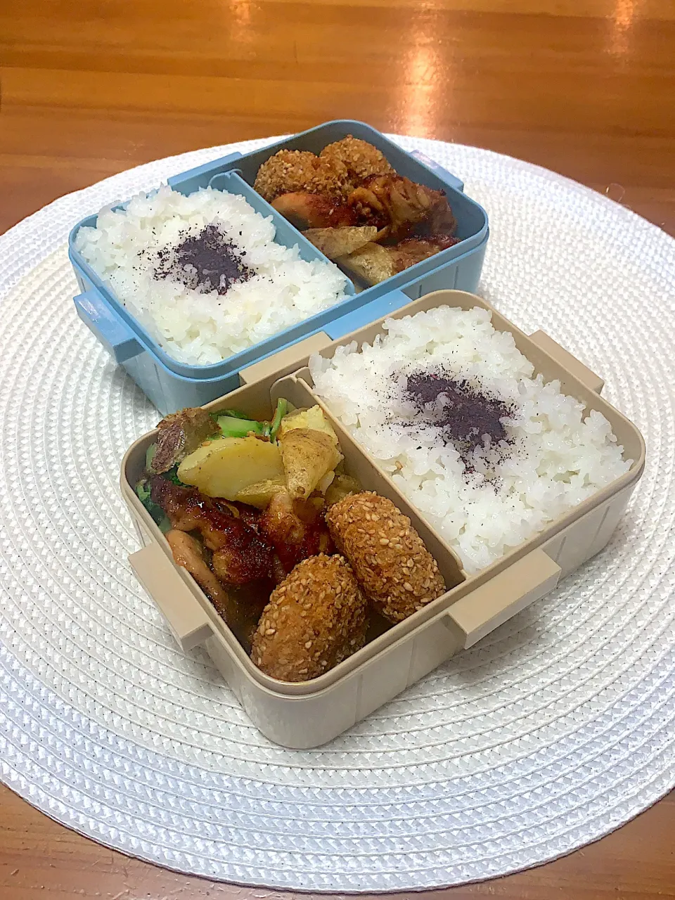 黄〜茶色ばっかり弁当|Mzkさん