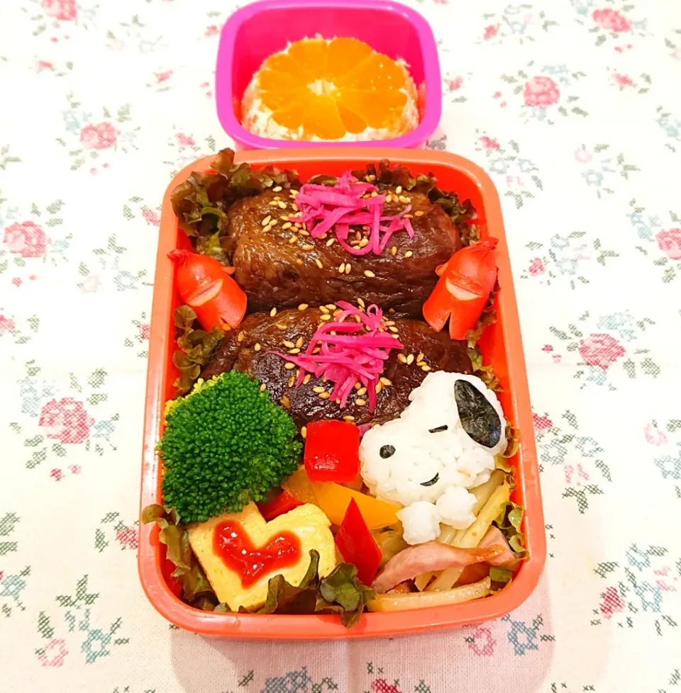 肉巻きおにぎり弁当❤️|みちゅあしさん