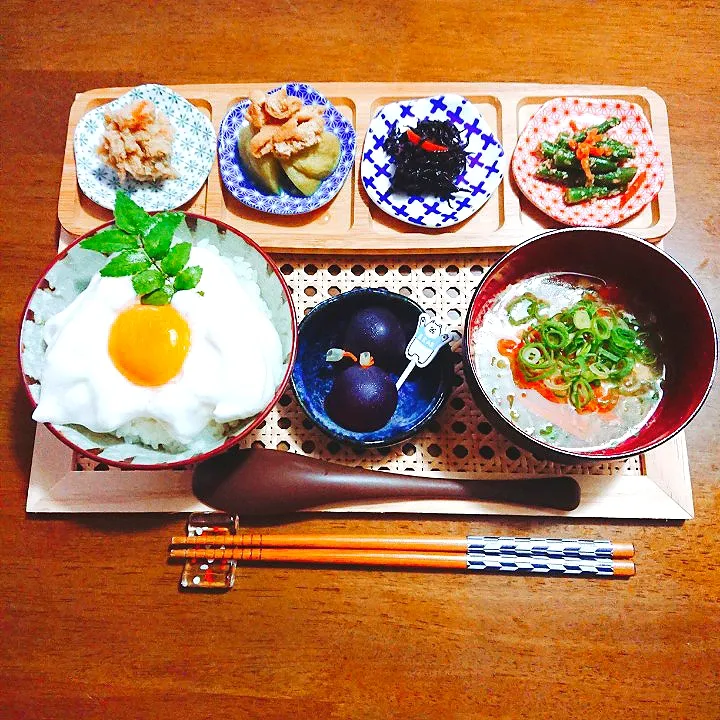 ふわふわTKG定食🍚🥢|かのさん