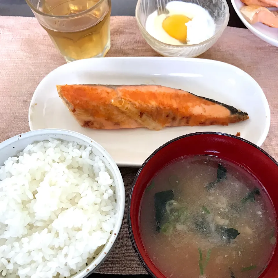 焼鮭定食|純さん