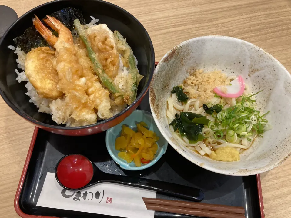 天丼とぶっかけうどん|Kojiさん