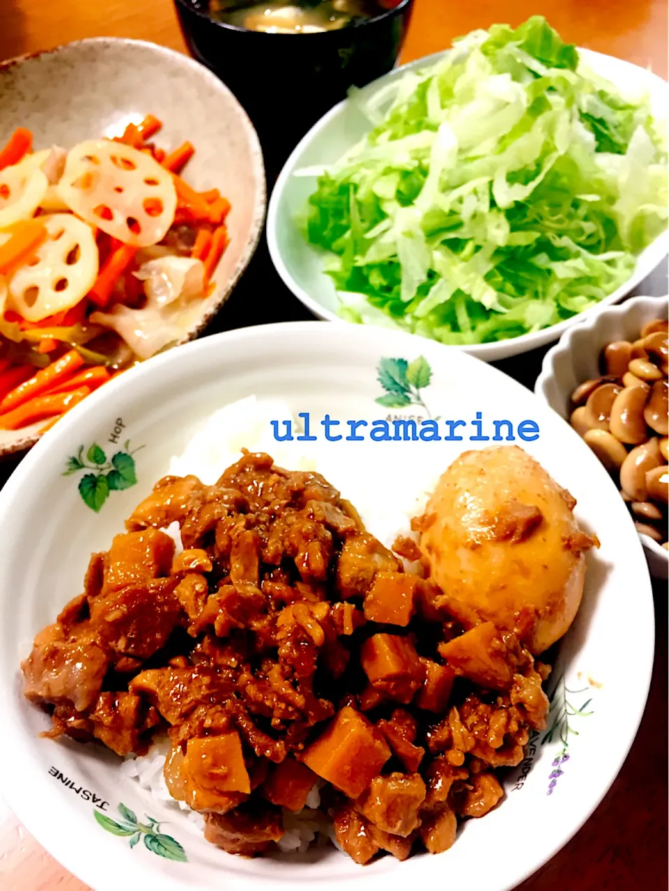 ＊台湾の味。魯肉飯ルーローファン＊|ultramarineさん