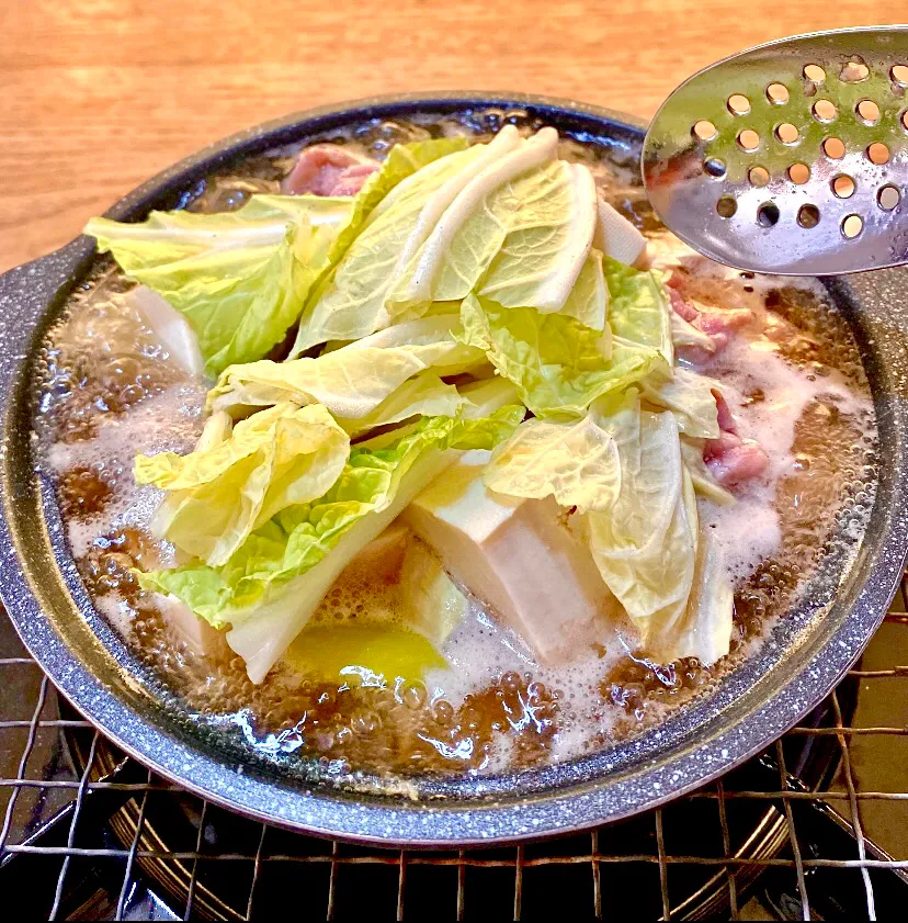 湯豆腐で晩酌をはじめる・・|ばくあんしゃさん