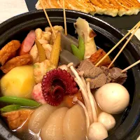 Snapdishの料理写真:おでんと餃子