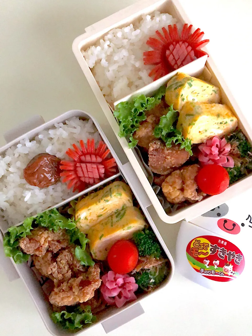 唐揚げ&だし巻き弁当♪|ikumonさん