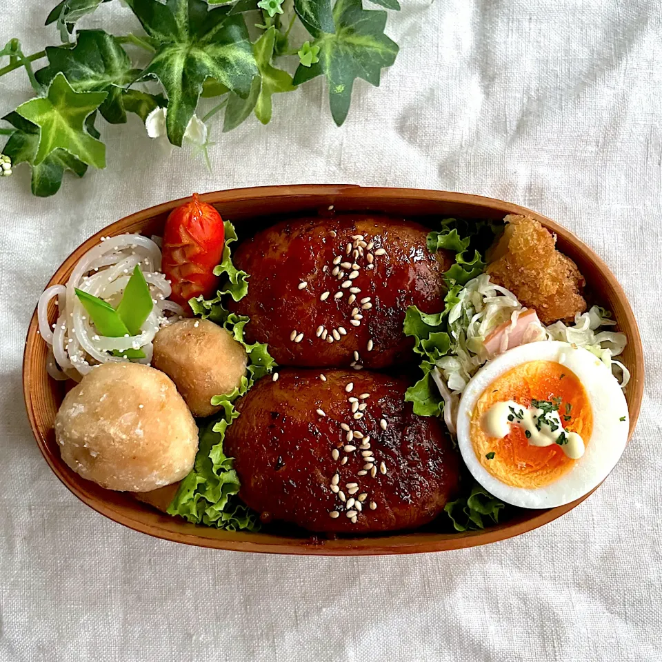 肉巻きおにぎり弁当|あここさん