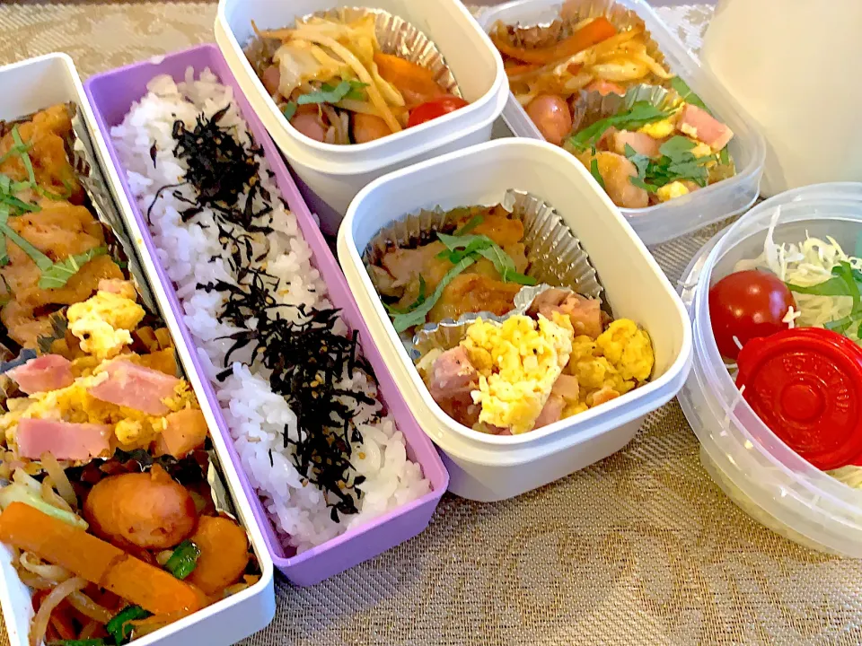 鶏肉の塩麹炒め弁当|🍭よっぴさん