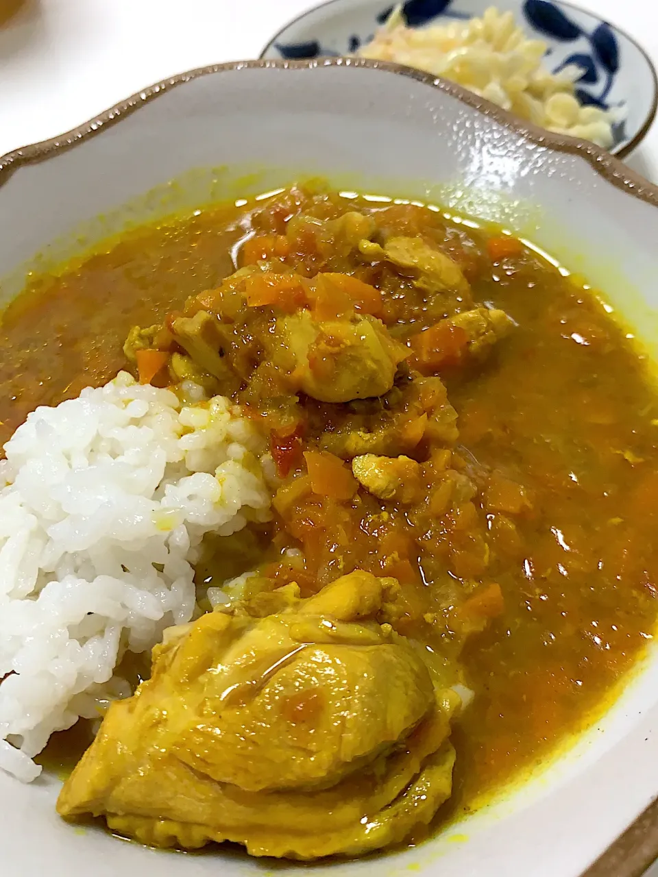 自家焙煎スパイスのチキンカレー|まーまさん