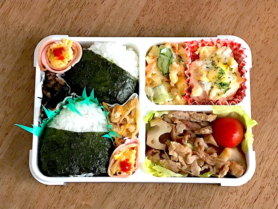 Snapdishの料理写真:おにぎり弁当|703さん