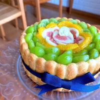 贅沢フルーツのシャルロットケーキ🎂
