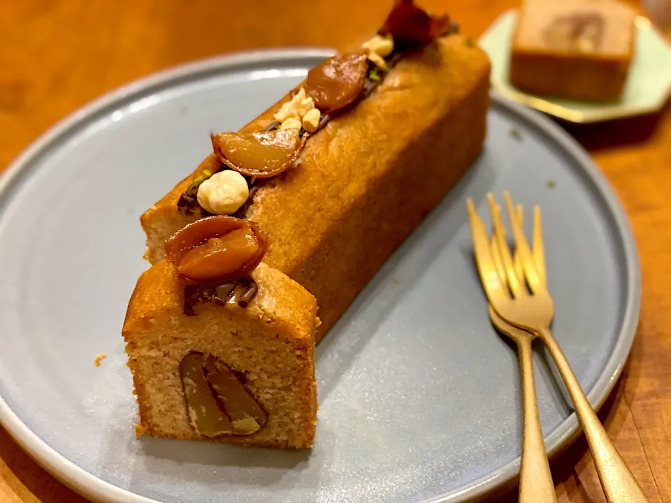 しっとり☆マロンパウンドケーキ🌰|まめすけ。さん