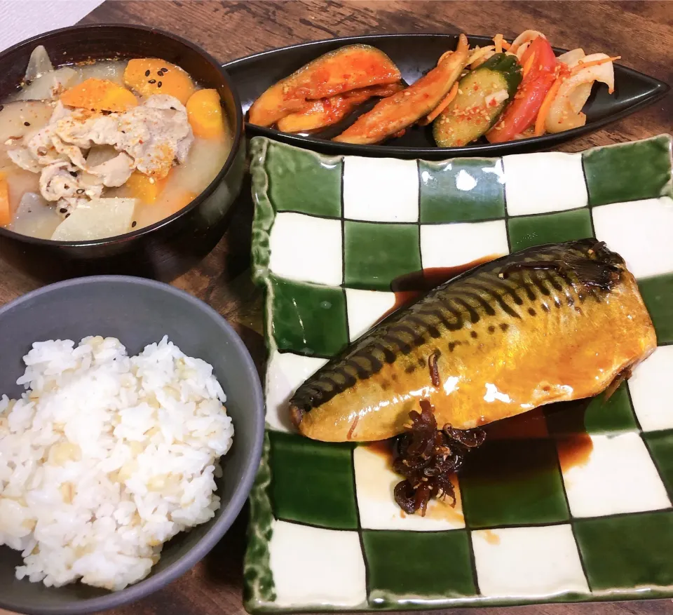 煮サバ定食|一言多い君さん