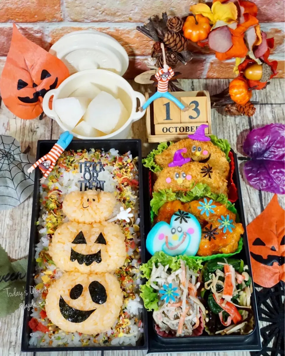 𝙷𝚊𝚕𝚕𝚘𝚠𝚎𝚎𝚗お弁当🎃|La-Jule Sa8さん