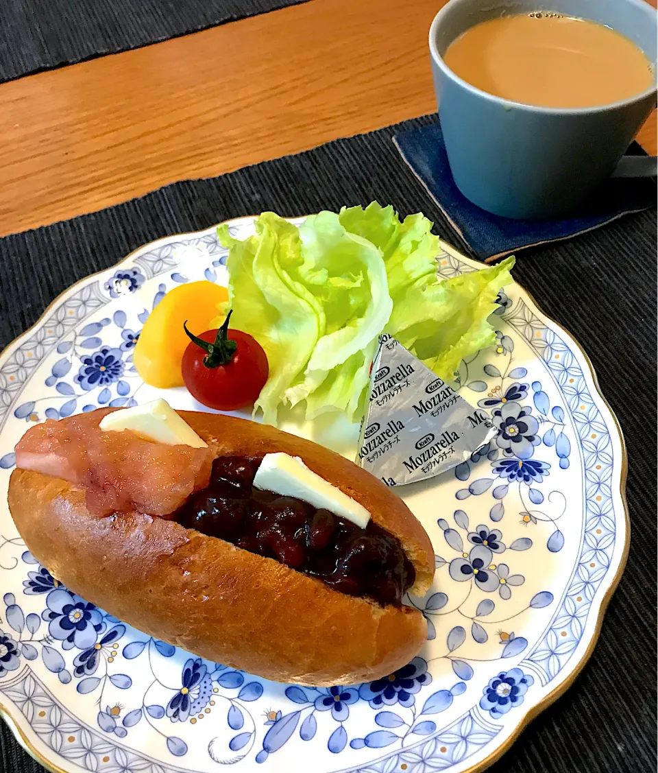 Snapdishの料理写真:あんバターと🍎ジャム|sobacoさん