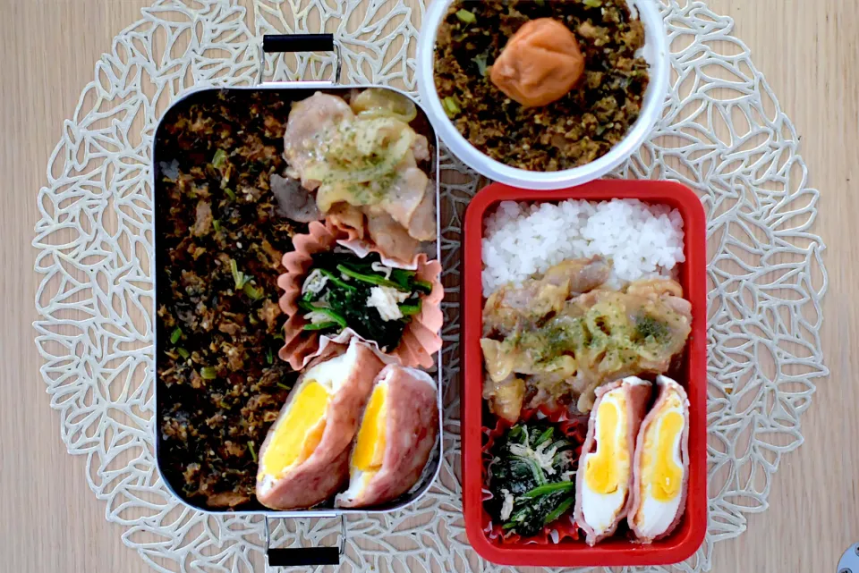 #お弁当 #息子弁当 #高校生男子弁当 #男子弁当 #高校球児弁当 #作り置き弁当 #作り置き #常備菜 #豊かな食卓 #のっけ弁 #タッパー弁当 #自分弁当|dra-kichiさん