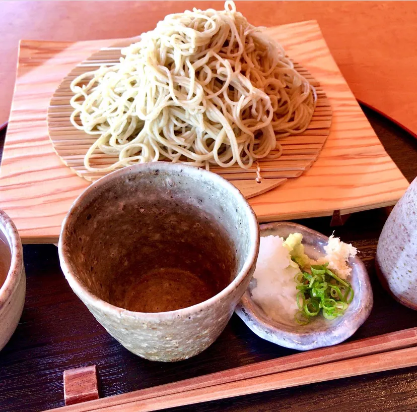 「新蕎麦はじめました」(そとごはん)|ばくあんしゃさん