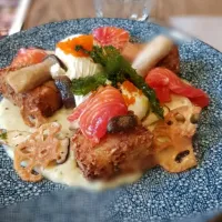 Smoked salmon with potato rosti|DC🍽 cooking*mamaさん