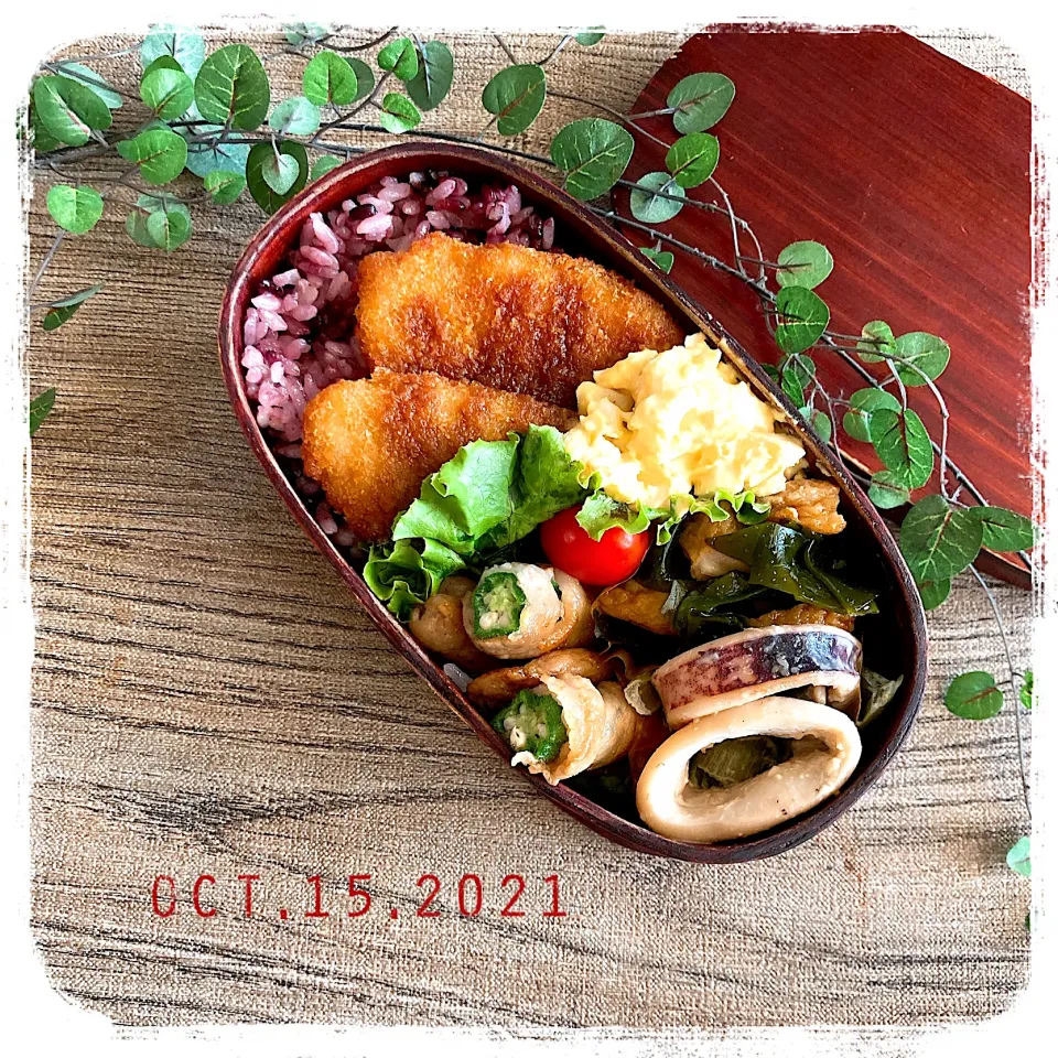 10/15 ☺︎ アジフライ弁当✩.*˚|jon2さん