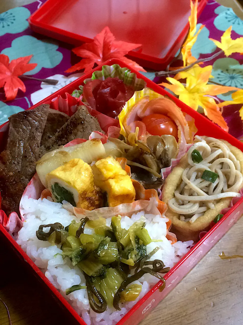 信州産の物いっぱいのお弁当🍁|ringonamaさん