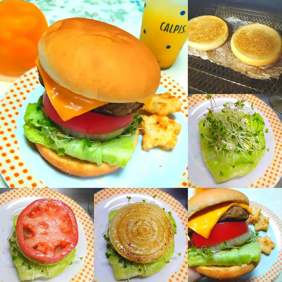 おうちでグルメバーガー🍔|うたかた。さん