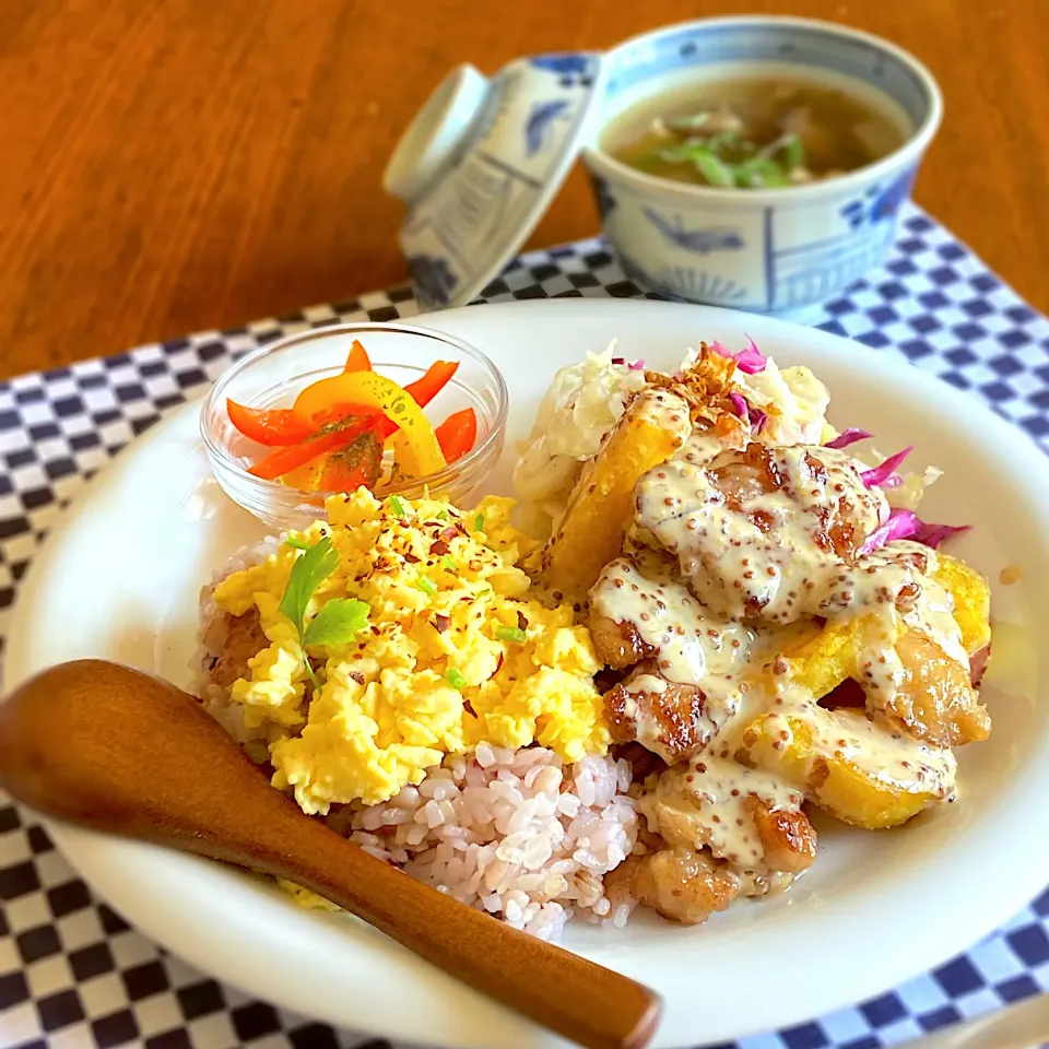 鶏とさつまいものマスタードマヨプレート|Kさん