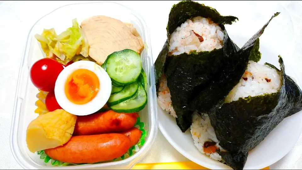 10/16のお弁当🍱
🍙おにぎり弁当|卯月さん