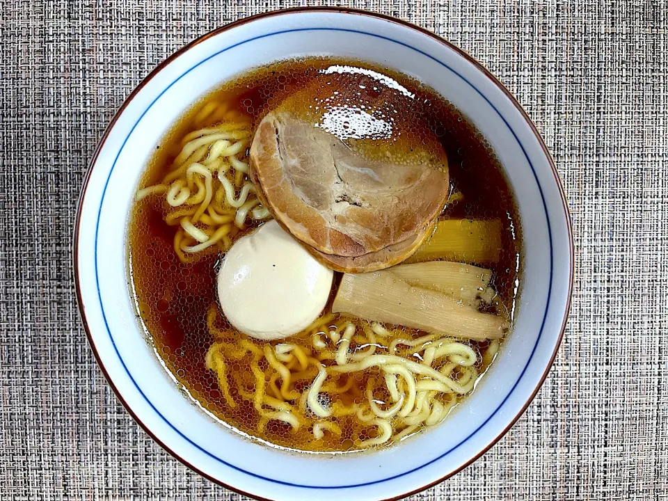 朝ラー🍜中太麺サッポロ醤油|kudoさん