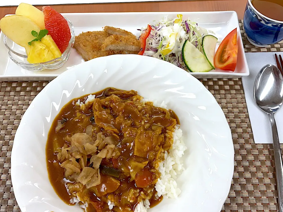 カレーライス晩ごはん~(^^)❤︎|いつくしみちゃんさん