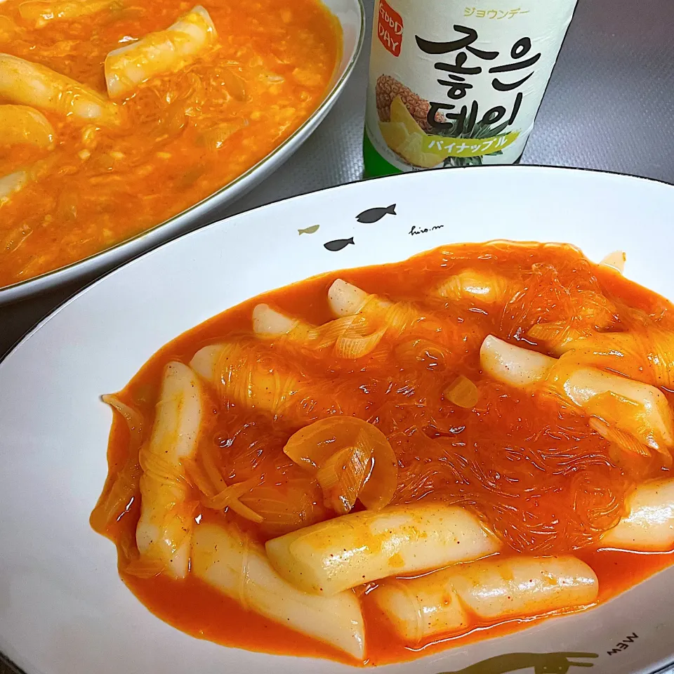 떡볶이 (보통&치즈)|かなこさん