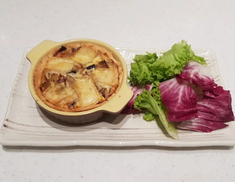 onion & mushroom quiche|DC🍽 cooking*mamaさん