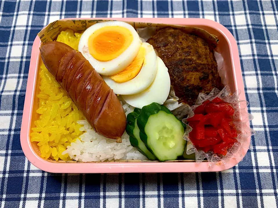 カレーバーグ弁当|kiusoudaiさん