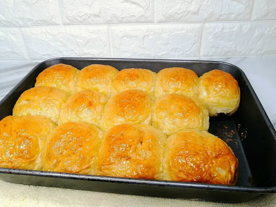 No knead soft dinner roll|bake with candyさん