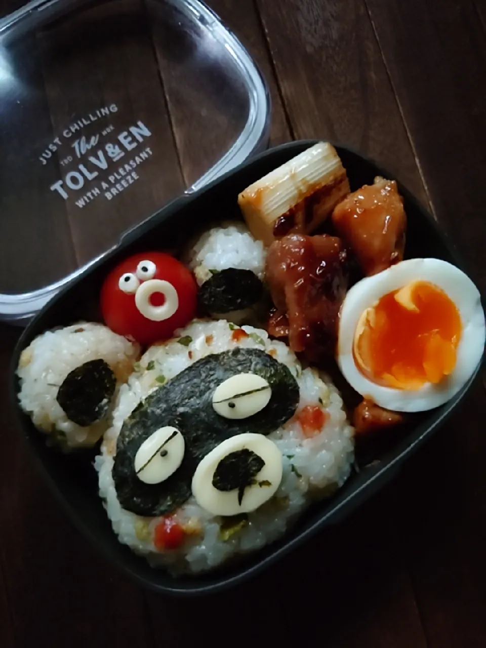 漢の…長女用🍱なぜにタヌキな焼き鳥丼弁当|ᵏᵒᵘさん