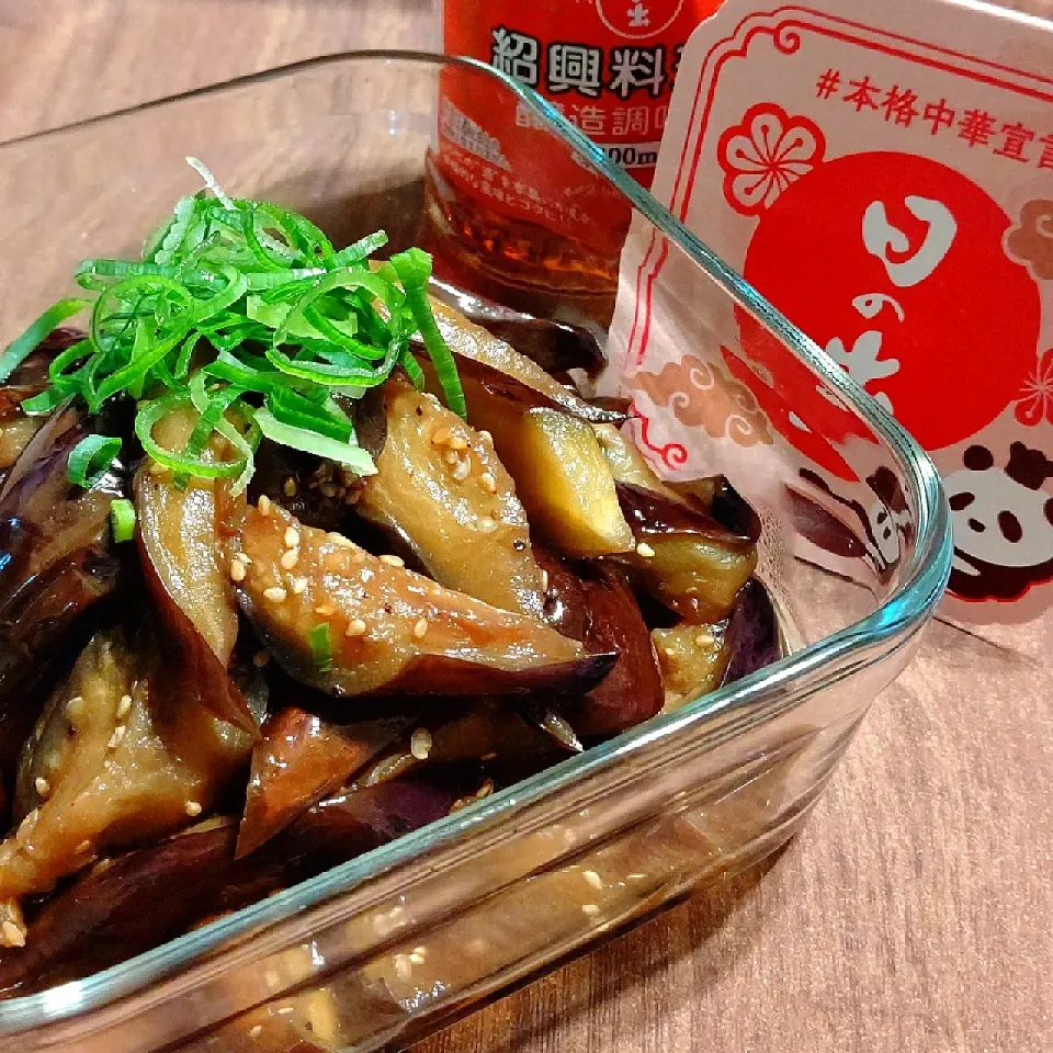 Snapdishの料理写真:なす🍆の中華風煮浸し|ne-neさん