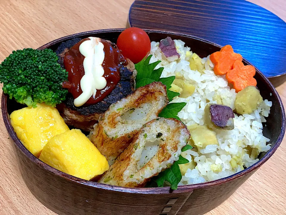 さつまいもご飯弁当|ちかちかさん