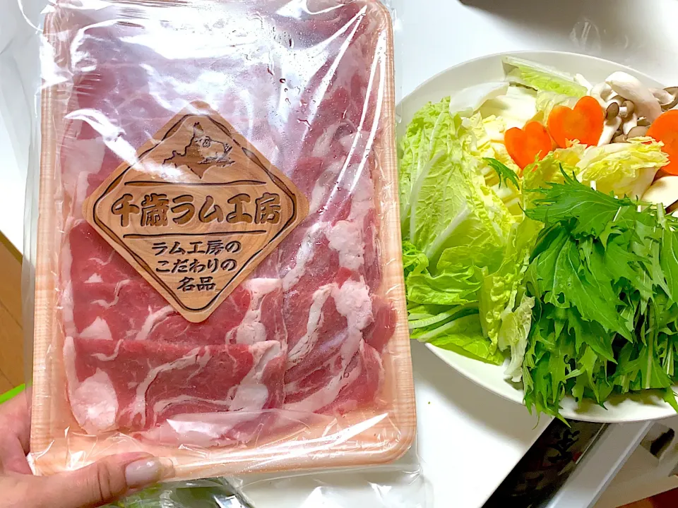 Snapdishの料理写真:ラムしゃぶ|くみさん