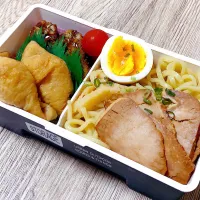 Snapdishの料理写真:濃厚味噌つけ麺弁当|ゆかちんさん