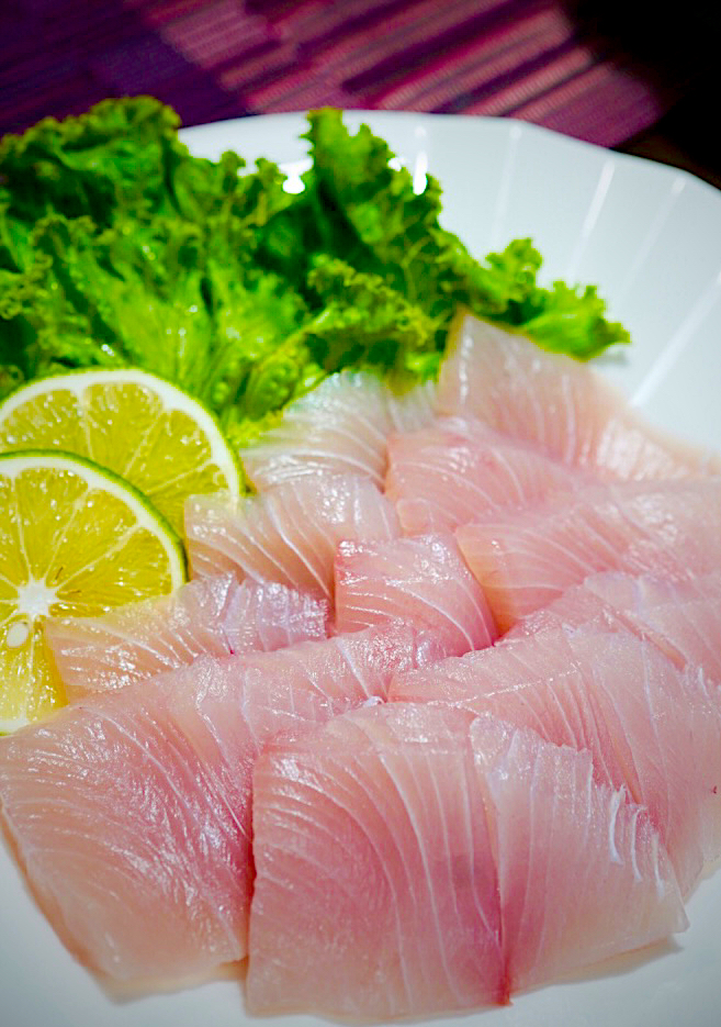 久しぶりのエイジング熟成ヒラマサの刺身 ちょっとデカすぎたかな イチロッタ Snapdish スナップディッシュ Id K94tpa