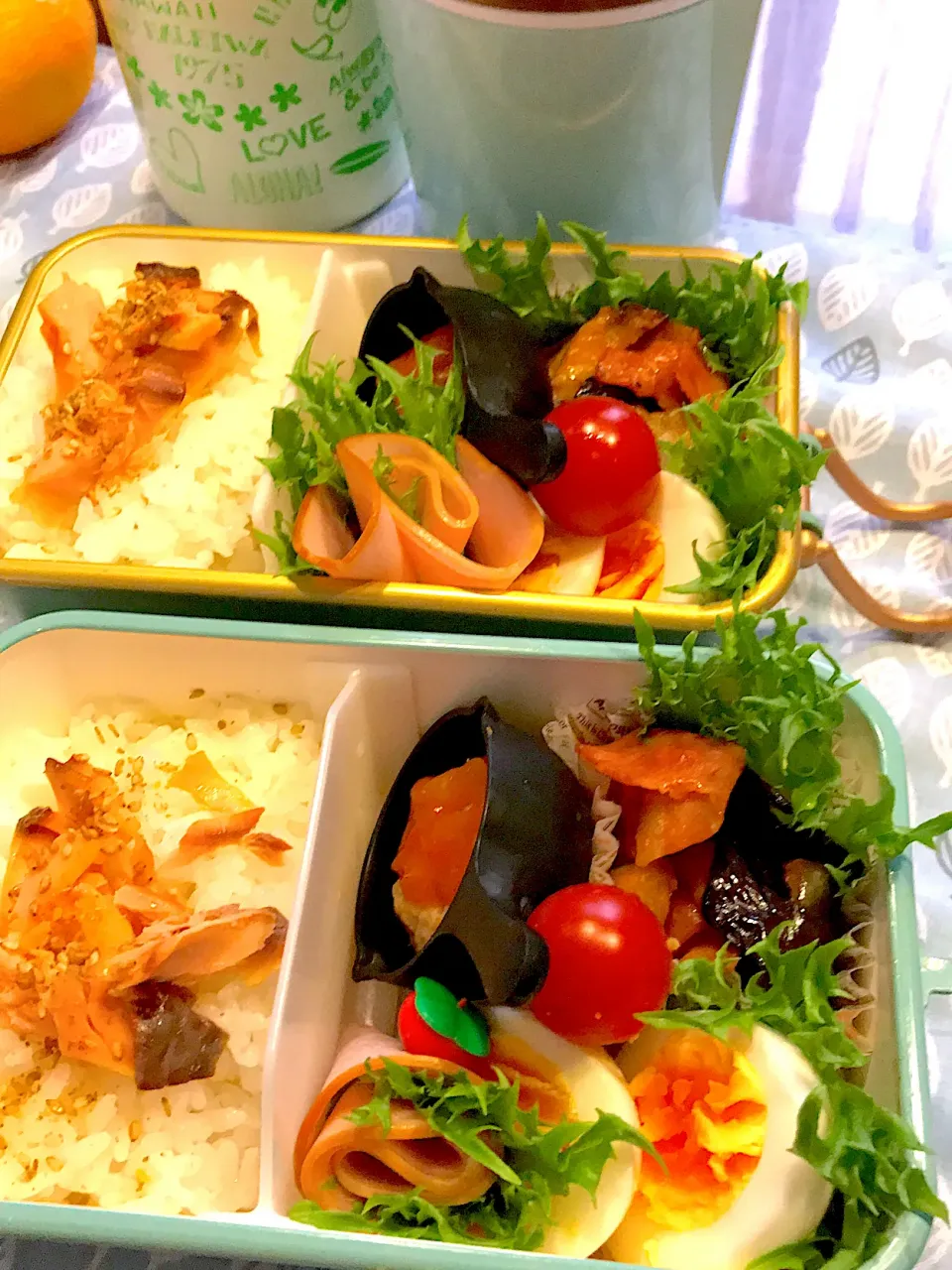 2021.10.19  ＊今日のお弁当＊なすとベーコンのチーズソテー＊|rinrin*mama*さん