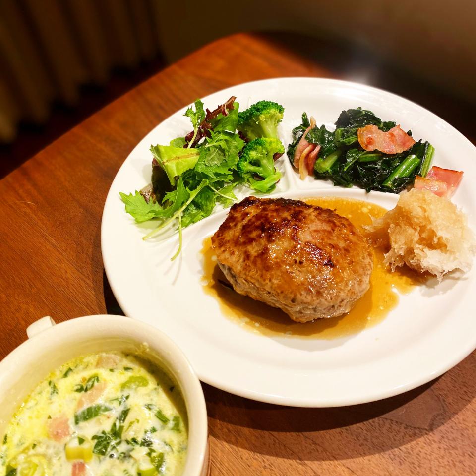 和風おろしハンバーグプレート