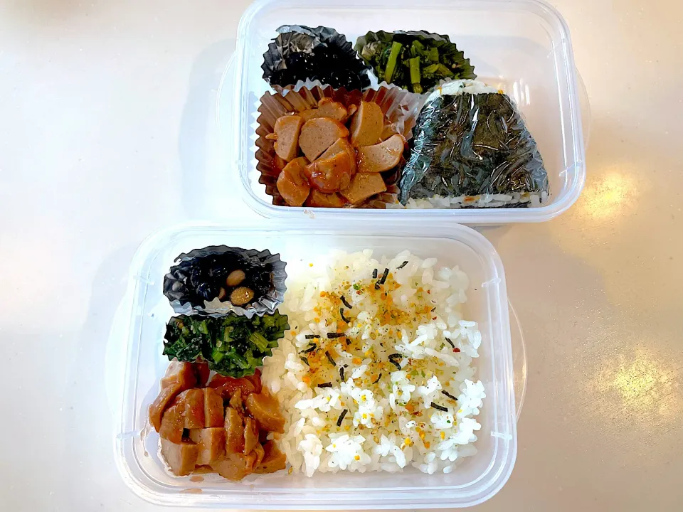 Snapdishの料理写真:〜息子達のランチ　お弁当　離乳食&幼児食〜2021.10.19|yuuさん