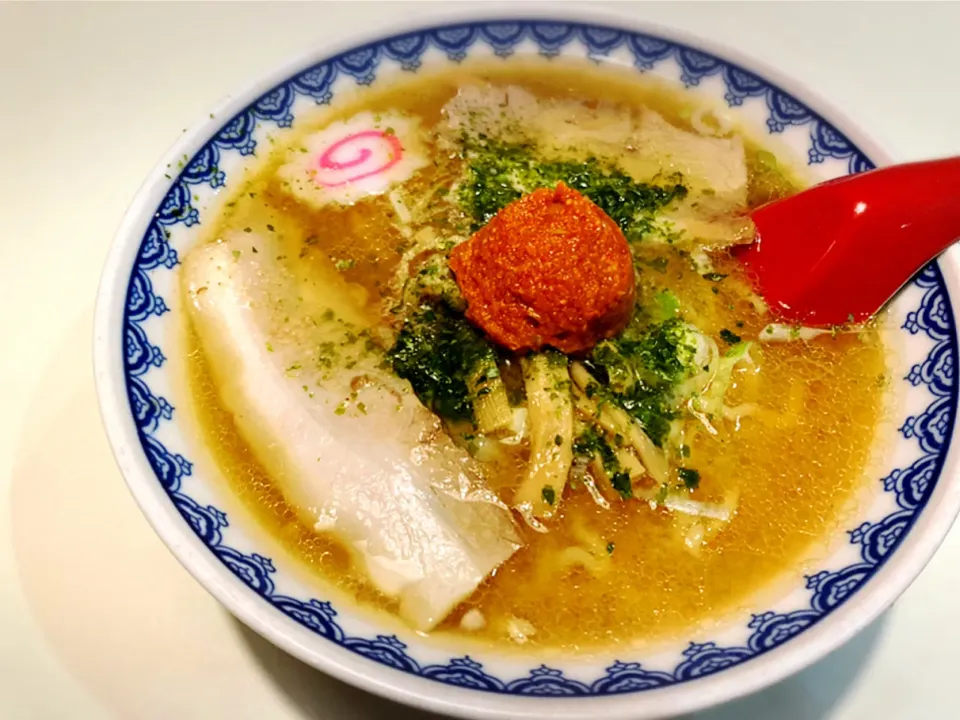 Snapdishの料理写真:赤湯からみそラーメン ¥880|Blue Moon Caféさん