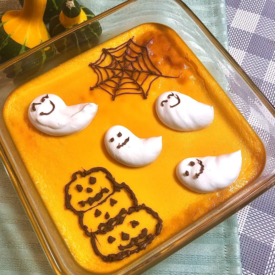 かぼちゃプリンでハロウィン|さらっと🍀さん