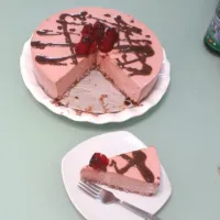 Rosberry cheese cake|Tari Kitchenさん