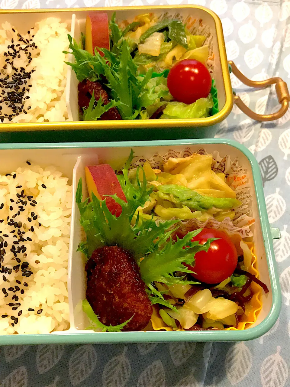 2021.10.20  ＊今日のお弁当＊キャベツの塩昆布あえ＊|rinrin*mama*さん