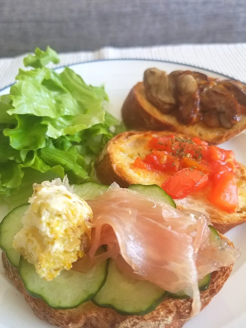 残り物でバケットランチ|しあるさん