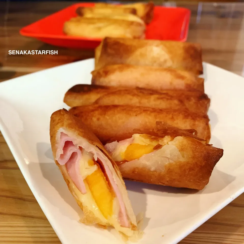 ハム柿チーズ春巻|愛さん