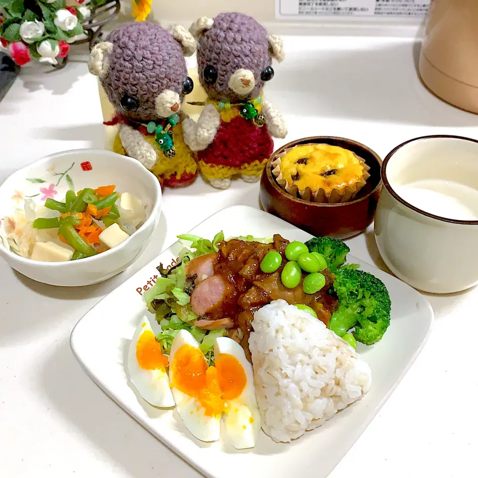 Snapdishの料理写真:晩ごはん( ´ ▽ ` )|chagashiさん