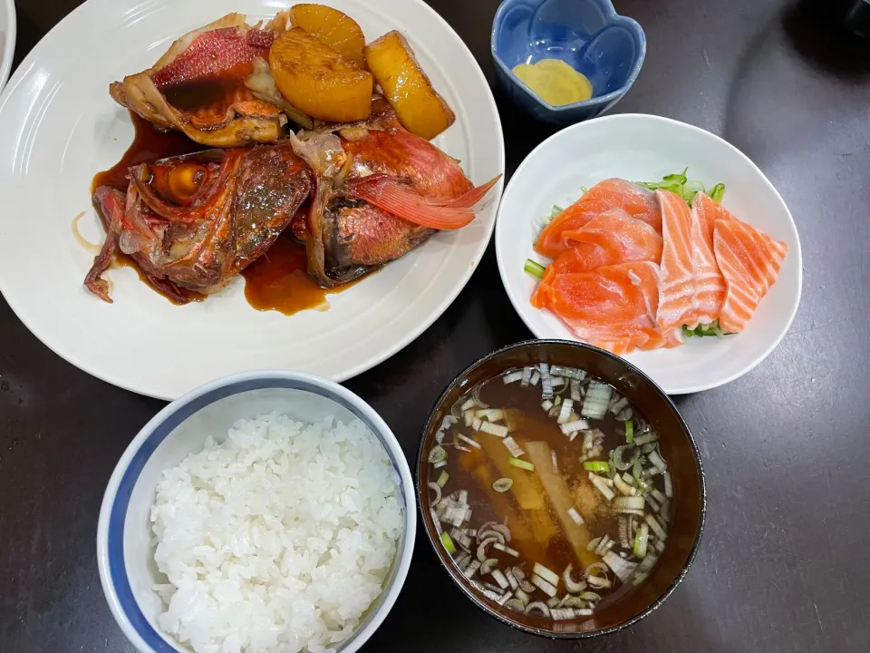 キンメの煮付け定食|mikkoroさん