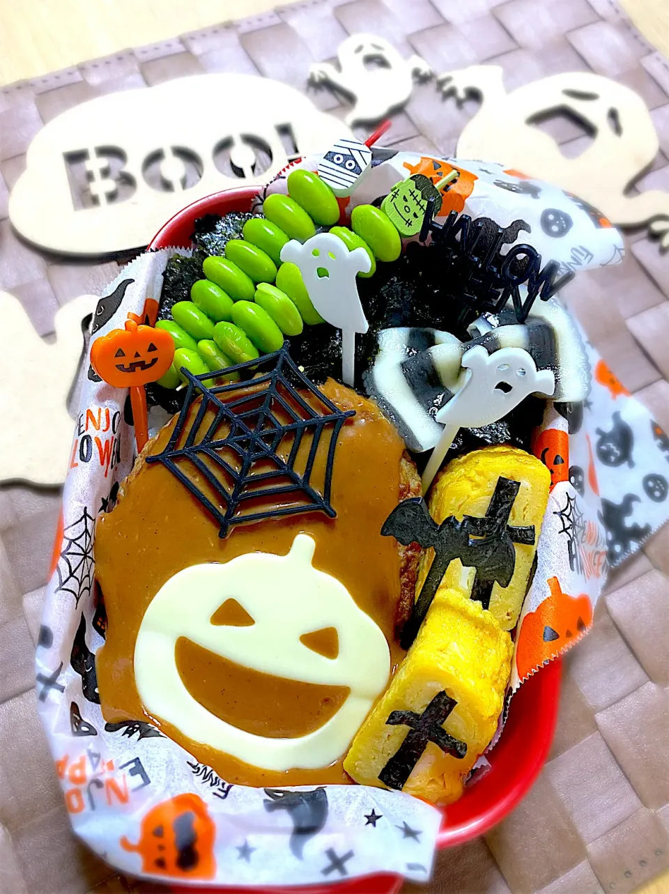 10/21娘のハロウィン弁当🎃|memeworld19さん